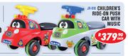 Children's Ride On Push Car With Music JR-910-Each