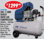 Beyer 24L 1.1KW Direct Drive Air Compressor CCFRC100