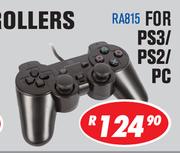 Rippa Wired Controllers For PS3/PS2/PC RA815