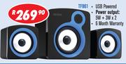 Dixon 2.1 Channel Multimedia Systems With Subwoofer & 2 Speakers TF861
