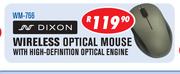 Dixon Wireless Optical Mouse With High Definition Optical Engine WM-766