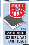 Dixon USB HUB & Card Reader Combo CM88