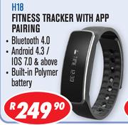 Dixon Activity & Fitness Tracker With App Pairing H18