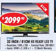 Dixon 32 Inch/81cm HD Ready LED TV STY0632