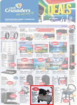 Cash Crusaders : September Promo (14 Sept - 7 Oct 2018), page 1
