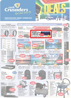Cash Crusaders : September Promo (14 Sept - 7 Oct 2018), page 1