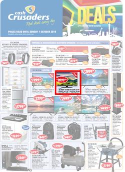 Cash Crusaders : September Promo (14 Sept - 7 Oct 2018), page 1
