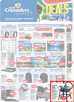 Cash Crusaders : September Promo (14 Sept - 7 Oct 2018), page 1