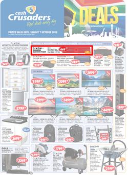 Cash Crusaders : September Promo (14 Sept - 7 Oct 2018), page 1