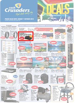 Cash Crusaders : September Promo (14 Sept - 7 Oct 2018), page 1