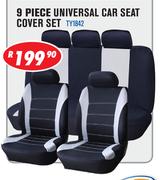 9 Piece Universal Car Seat Cover Set TY1842