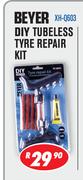 Beyer Diy Tubeless Tyre Repair Kit XH-Q603