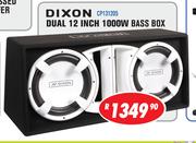 Dixon Dual 12 Inch 1000W Bass Box CP131205