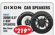 Dixon Car Speakers 200W 6.5" 2 Way Speakers DN652T