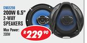 Dixon Car Speakers 200W 6.5" 2 Way Speakers DN65298