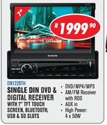 Dixon Single Din DVD & Digital Receiver With 7" TFT Touch Screen,Bluetooth,USB & SD Slots DN1228TH