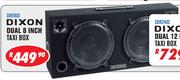 Dixon Dual 12 Inch Taxi Box SBB2402