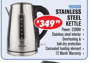 Dixon 1.7Ltr Cordless Stainless Steel Kettle Y6243SB