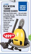 Dixon 1200W Vacuum Cleaner JL-H3006