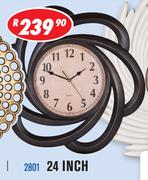 Assorted Wall Clocks 24 Inch 2801