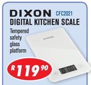 Dixon Digital Kitchen Scale Tempered Safety Glass Platform CFC2021