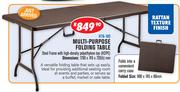 Multi Purpose Folding Table RTN-180-1790 x 745 x 720mm