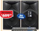 DXN Pro 15” DJ/PA Speakers (Pair) PLB-15