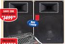 Dixon 18” DJ/PA Speakers (Pair) SDJ1801