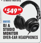 DXN Pro Foldable Headphones DJ & Studio Monitor Over-Ear Headphones MM185