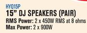 DXN Pro 15” DJ Speakers (Pair) HYQ15P