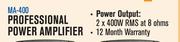DXN Pro Professional Power Amplifier MA-400