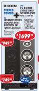 Dixon Integrated Stereo Amplifier With Bluetooth/FM Tuner&USB Slot+2x6.5” Stereo Tower Speaker