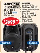 DXN Pro 15 Inch Active DJ Speaker (Single) HYQ15A