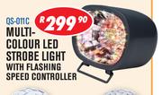 Multi-Colour LED Strobe Light With Flashing Speed Controller QS-011C