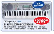 Ringway 61 Key Electronic Keyboard TB688