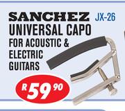 Sanchez Universal Capo For Acoustic & Electric Guitars JX-26