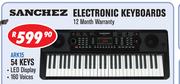Sanchez 54 Keyys Electronic Keyboards ARK15