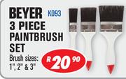 Beyer 3 Piece Paintbrush Set K093