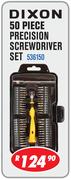 Dixon 50 Piece Precision Screwdriver Set 536150
