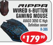 Rippa Wired 6-Button Gaming Mouse R-386