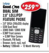 Good One Dual Sim 2.8" Lollipop Feature Phone Lolipop