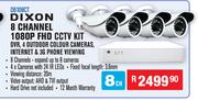 Dixon 8 Channel 1080P FHD CCTV Kit D6108CT