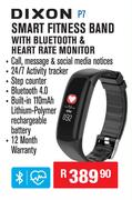 Dixon Smart Fitness Band With Bluetooth & Heart Rate Monitor P7
