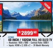 Dixon 40"(102cm) Full HD DLED TV CZ1840