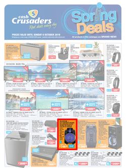 Cash Crusaders : Spring Deals (13 Sept - 6 Oct 2019), page 1