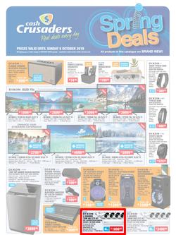 Cash Crusaders : Spring Deals (13 Sept - 6 Oct 2019), page 1