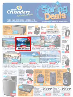 Cash Crusaders : Spring Deals (13 Sept - 6 Oct 2019), page 1