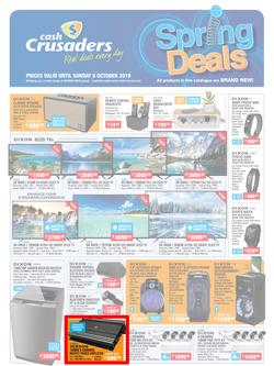 Cash Crusaders : Spring Deals (13 Sept - 6 Oct 2019), page 1