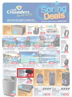 Cash Crusaders : Spring Deals (13 Sept - 6 Oct 2019), page 1