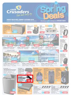 Cash Crusaders : Spring Deals (13 Sept - 6 Oct 2019), page 1